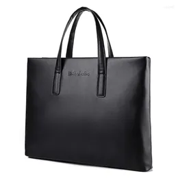 Evening Bags Men Briefcase Tote Bag Handbag Casual PU Leather Shoulder Messenger Computer Laptop Purse