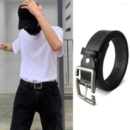 Belts Casual Business Leather Belt Trend Luxury Design Versatile Pin Buckle Waistband Waist Strap