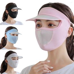 Cycling Caps UV Face Mask Full Dustproof Sun Protection Scarf Soft Outdoor Sport Cap For Men Women