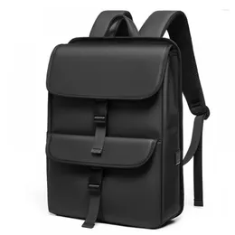 Backpack Men's Fashion Trendy College Students Bag Casual Flip Large Capacity Computer Backpack-Border Arrival