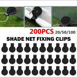 Kits 2001pcs Sun Shading Net Clip Home Fence Installation Hook Greenhouse Film Sunshade Net Clamp Outdoor Tent Hang Expand Diy Tool