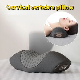 Cervical Vertebra Spine Massage Neck Pillow Assist Sleep Constant Temperature Heating Traction Prevent Cervical Pain 240309