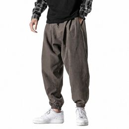 2023 Men Korean Style Casual Pants Mens Fi Black Pants Hip Hop Streetwear Plus Size 5XL Trousers Male Oversize Harem Pants 11mE#