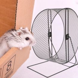 Wheels Hamster Wheel Exerciserunning Silent Small Gerbil Rat Roller Large Chinchilla Hedgehog Metal Dwarf Petplaything Wheels Cage