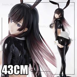 Action Toy Figures 43CM Native BINDing Anime Bunny Girl Figure Kasumi 1/4 Japanese Anime Girl PVC Action Figure Adult Collection model doll gifts T240325