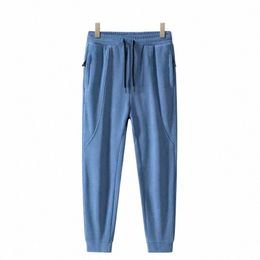 winter New Zip Pockets Thick Warm Sweatpants Men Joggers Sportswear Casual Track Pants Male Thermal Fleece Trousers 8XL 31wV#