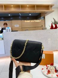 Designer Tote Women Chain Bag Luxury Shoulder Bag bubblegram Lady Clutch Handbag Fashion Messenger Classic Flower printed Evening Bag