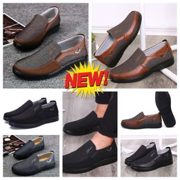 Casual shoes GAI Men Black Brown Shoes Point Toes party banquet Business suits Men designer Minimalist Breathables Shoe size EUR 38-50