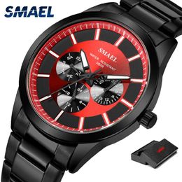 SMAEL Brand Fashion Men Luxury Quartz Wristwatches Military Watch Army Digital Clock Man Automatic 9602 Sport Watches Waterproo2611