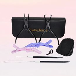 Pliers Clamp Pliers Hair Extension Plier Tool Kit for Micro Ring Link Bead Human Hair Extensions Opener Closer Tools