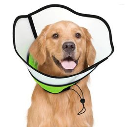 Dog Collars Soft Fabric Pet Collar Adjustable Cone For Post- Recovery With Splicing Comfortable Sturdy Dogs