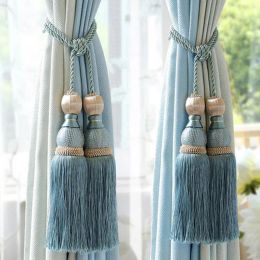 Accessories Curtain Rope Tassels Tiebacks Tennis Ball Curtain Holder Hanging Belts Ropes Clips Fastener Tieback Curtains Accessories