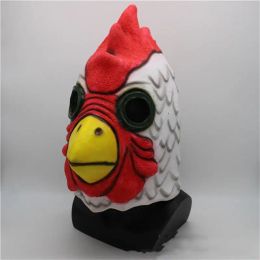 Masks Game Hotline Miami Cock Mask Latex Full Head Cosplay Mask for Halloween Carnival Party Hotline Miami Cosplay Costume Prop