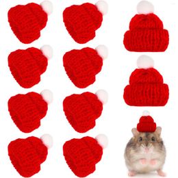 Dog Apparel 10 Pcs Manual Child Phone Case Accessories Small Santa Hats For Crafts Bottle Tree