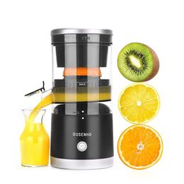 DUSENHO, Rechargeable Electric - Citrus Juicer, Portable Juicer with USB and Cleaning Brush, Suitable for Oranges, Lemons, Grapefruits