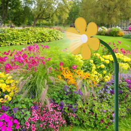 Sprinklers Crazy Flowershaped Garden Sprinkler 720 Rotating Yard Sprinklers Funny Dancing Daisy Lawn Watering for Garden Yard Decoration