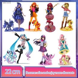 Action Toy Figures My Little Bishoujo Animation Character Kaii Sprint Bishoujo Rare Sunset Glow Character Model Statue DoLLC24325