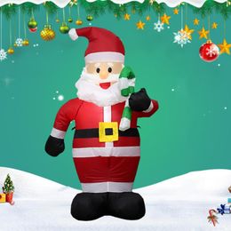 Outdoor Inflatable Santa Claus Figure Toys Garden Yard Christmas Decorations NewYear US EU UK AU Plug