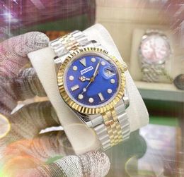 Hip Hop Iced Out Women Lovers Watch Full Stainless Steel Band Calendar Clock Waterproof Sapphire Glass Quartz Battery Movement Wristwatch montre de luxe gifts