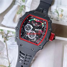 3-pin 2022 Fashion Brand Automatic Watches Men's Waterproof Skeleton Wrist Watch With women men Leather strap269K