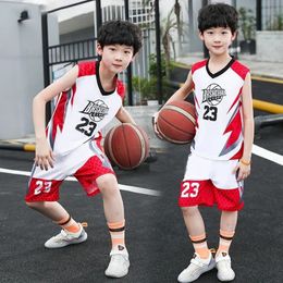 Mens Boys Basketball Uniform Suit Professional Team Childrens Jersey Outfit Set High Quality Quickdry Sportswear 240312