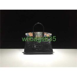 Bk Crocodile Bags Trusted Luxury Handbag Customised High Quality Coloured Snake Pattern Crocodile Pattern Single Shoulder Oblique Straddle have logo HBFX