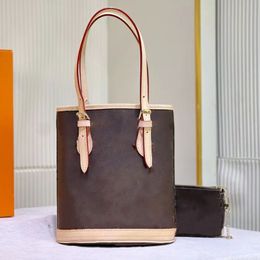 Large Capacity Tote Bag Cowhide Handbag Purse Shopping Bags Women Shoulder Bag Classic Letter Print Genuine Leather Internal Zipper Pocket Luxury designer tote bag