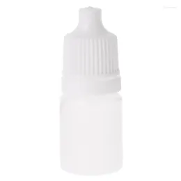 Storage Bottles 10Pcs Eye Liquid Dropper Container 5ml Fillable Squeezable For Sample Reagent Lab Drops Cosmetic
