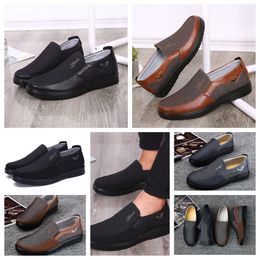 Shoe GAI sneakers Casual Shoe Men Single Business Round Toes Shoe Casual Soft Soles Slipper Flat Men Classic comfort shoes soft size EUR 38-50