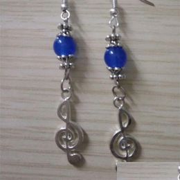 Stud Fashion Jewellery Musical Symbol Vintage Mticolor Beads Charm Pendants Drape Earrings For Women Z434 230714 Drop Delivery Dhber