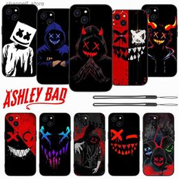 Cell Phone Cases Devil Bad Boy Phone Case for Oneplus Nord 3 2 9R 9 8T 8 7 7T Pro 6 5G Liquid Silicone Cover with Hand StrapY240325