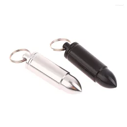 Keychains Waterproof Metal Keychain Outdoor Portable Bottle Storage Sealed First-Aid Wholesale