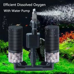 Accessories Black Aquarium Filter With Pump For Fish Tank Air Pump Skimmer Biochemical Sponge Filter Aquarium Bio Filters Filtro Aquario