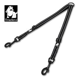 Leashes Truelove 3M Reflective Nylon Double Dog Leash for Two Dogs No Tangle Pet Leash Training Running for Small Medium Large Dogs