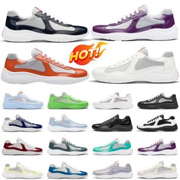 men Casual sneakers designer patent leather shoes men shoes mesh runner trainers pink blue green purple yellow outdoor casual white black shoes