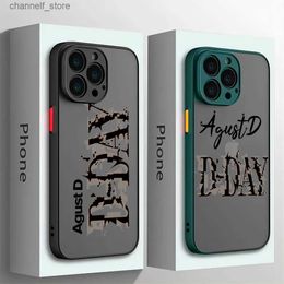 Cell Phone Cases Fashion S-SUGA D-DAYs Case For Samsung A73 A72 A71 A53 A52 A51 A42 A33 A32 A31 A30 A23 A22 A14 4G 5G Matte Transparent CapaY240325