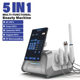 Multifunctional 5 In 1 HIFU Machine Skin Rejuvenation Anti-Aging Device for Face and Body Slimming Beauty Equipment High Intensity Focused Ultrasound