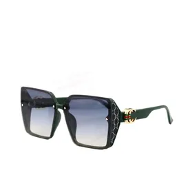 Simple sunglasses men designer adumbral gradient lenses uv400 square eyewear art style occhiali uomo pc material frame leopard metal goggle gold plated hj078 C4