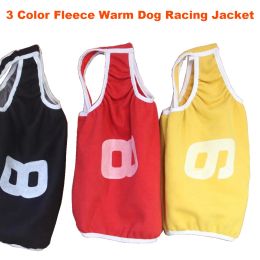 Jackets Warm Dog Race Jacket Fleece racing Suit Whippet Greyhound Suit Jersey Colorful Winter Dog Clothes for Competition