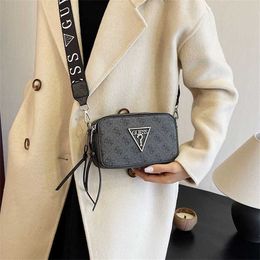 Womens and trendy printed camera new letter square simple single wide strap crossbody 70% Off Online sales