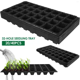 Grow Lights 640/1280/1000 Cells Seed Starting Tray Vegetable Fruit Starter Reusable Seedling Trays With Drain Holes Durable Garden