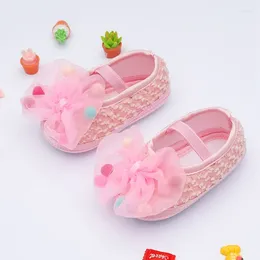 First Walkers 0-18m Spring And Autumn Baby Sweet Princess Shoes Bow Casual Soft Soled Toddler Printed Children'S