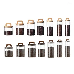 Storage Bottles Vacuum Sealed Glass Tanks Household Canister For Keeping