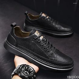 Casual Shoes 2024 Genuine Leather Men Sneakers Lace Up Luxury Loafers Tenis Masculino Outdoor Driving