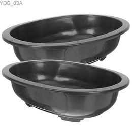 Planters Pots Flowerpot Gardening Planter Oval Ornament Large Bonsai Decorative Pots Indoor Plants 240325