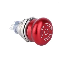 Smart Home Control 16mm 19mm 22mm Metal Emergency Stop Switch Rotary Push Lock Type Button Mushroom Head