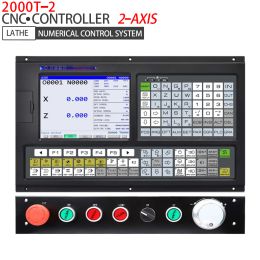 Controller High Quality Lathe PLC Control System Kit Supports Electric Tools Holder CNC Controller 2 Axis Similar To GSK Control Panel