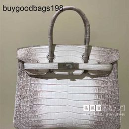 Designer Bag Himalayans Handbags Genuine Leather Handmade Crocodile Skin Bag 30cm Womens Handbag