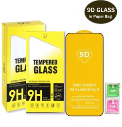 9D Tempered Glass PROTECTOR For Iphone 14 13 12 pro max XR XS X SAMSUNG A02S A03S A20S A20 A30S A40S A50S Full Cover Screen Film W5999840