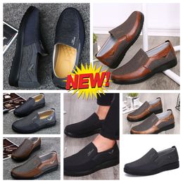 Casual shoes GAI Man Black Brown Shoes Points Toe party banquet Business suit Man designer Minimalist Breathable Shoe sizes EUR 38-50